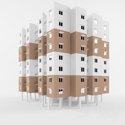 Building - 3BHK Multi-storey residential Apartment 