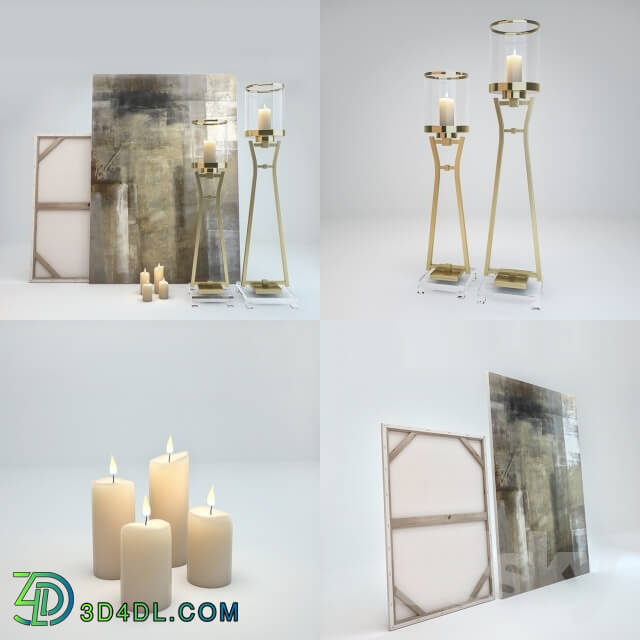 Decorative set - Candlestick Decorative Set