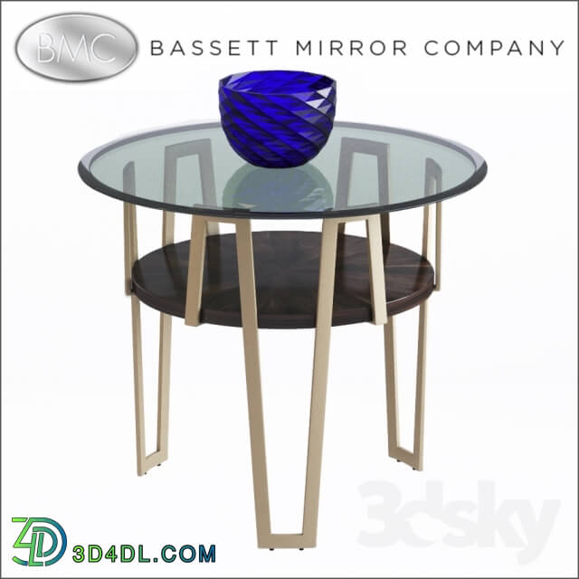 Table - Bassett Mirror Cornell Round End Table