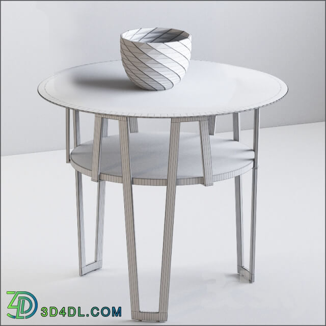 Table - Bassett Mirror Cornell Round End Table