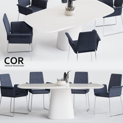 Table _ Chair - COR Fino Chair and Conic Table 
