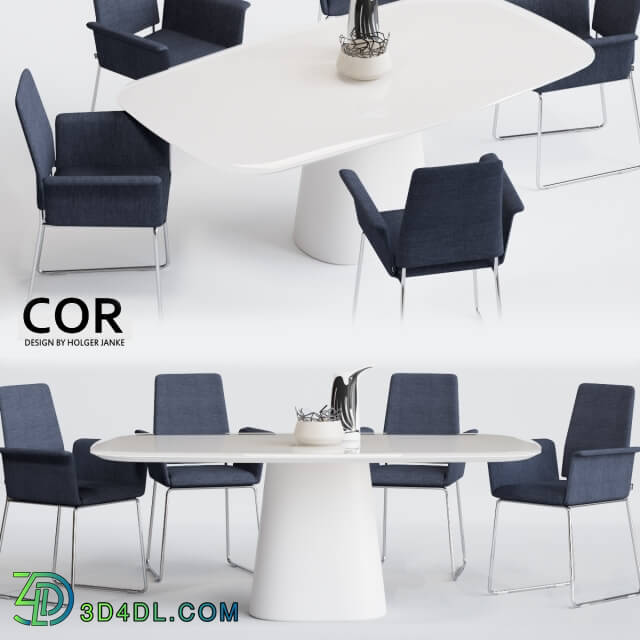 Table _ Chair - COR Fino Chair and Conic Table