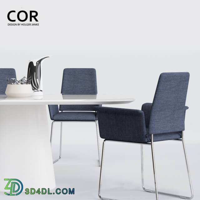 Table _ Chair - COR Fino Chair and Conic Table