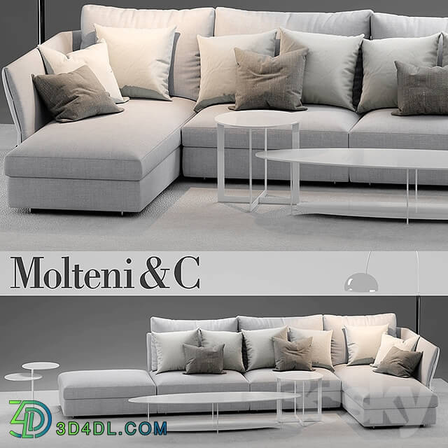 Sofa - Sofa molteni SOFAS HOLIDAY