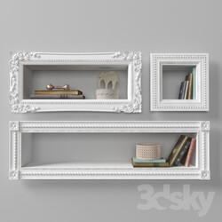 Decorative plaster - Shelves with decor from RHBaby _amp_ Child 