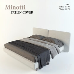 Bed - Minotti_ TATLIN-COVER. 