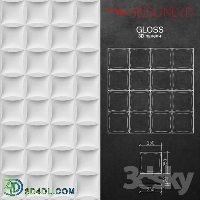 3D panel - 3D panel Gloss