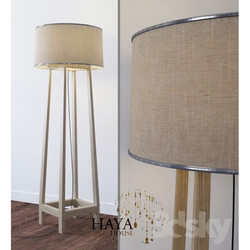 Floor lamp - wood lamp Haya 