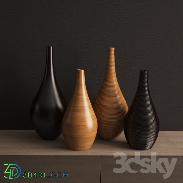 Vase - Adriani _amp_ Rossi Vase Wood