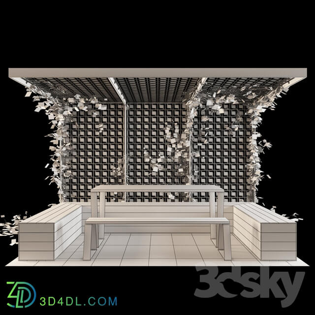 Other architectural elements - Pergola_plusch