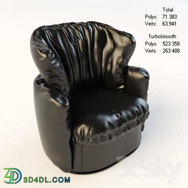 Arm chair - Leather chair