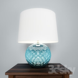 Table lamp - Table lamp Caprice Aqua Glass 