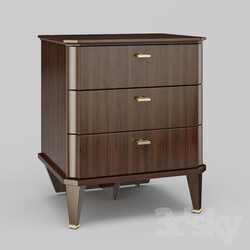 Sideboard _ Chest of drawer - OM Bedside cabinet Fratelli Barri MESTRE in the finish of a mahogany veneer _Mahogany C__ FB.BST.MES.139 