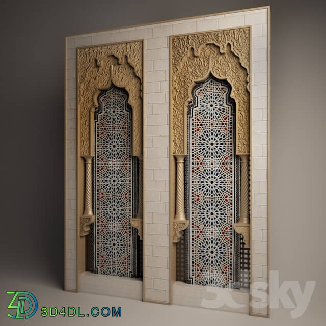 Decorative plaster - Wall character Hijazi