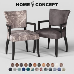 Chair - OM Dining chair Mimi with armrests_ black legs_ Mimi Dining Chair With Arms_ Black 