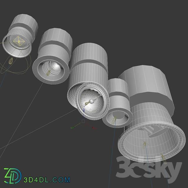 Spot light - Downlights delta light 5 types 02