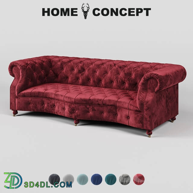 Sofa - OM Triple sofa Serpentine Bensington_ corduroy_ Serpentine Siren 3 Seater_ Velvet.