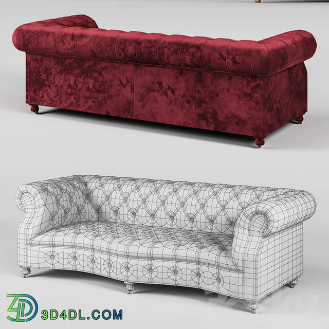 Sofa - OM Triple sofa Serpentine Bensington_ corduroy_ Serpentine Siren 3 Seater_ Velvet.