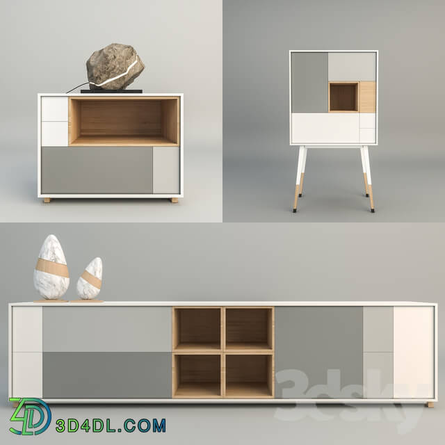 Sideboard _ Chest of drawer - Furniture Set