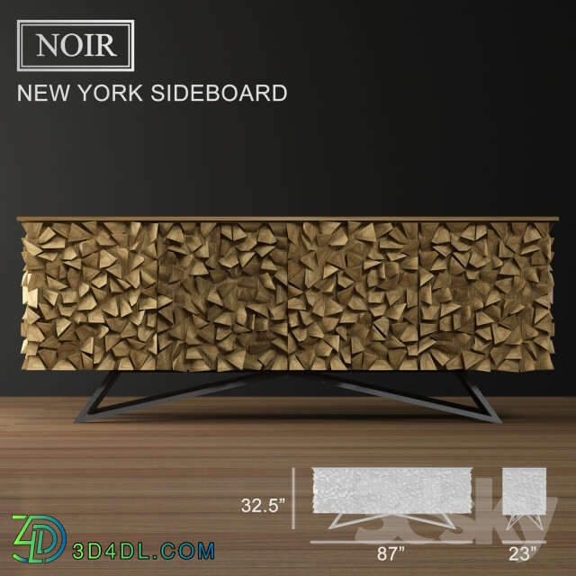 Sideboard _ Chest of drawer - NOIR NEW YORK SIDEBOARD