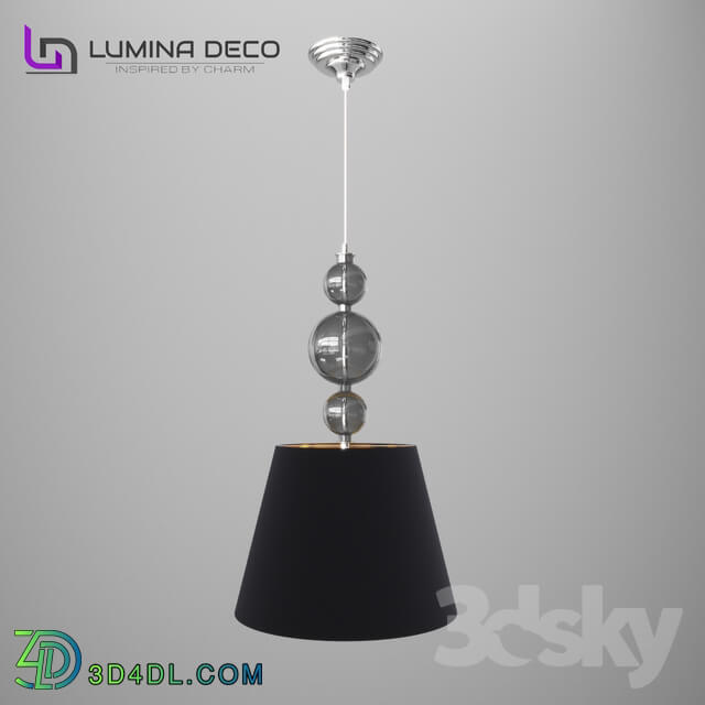 Ceiling light - _OM_ Pendant lamp Lumina Deco Muraneo black