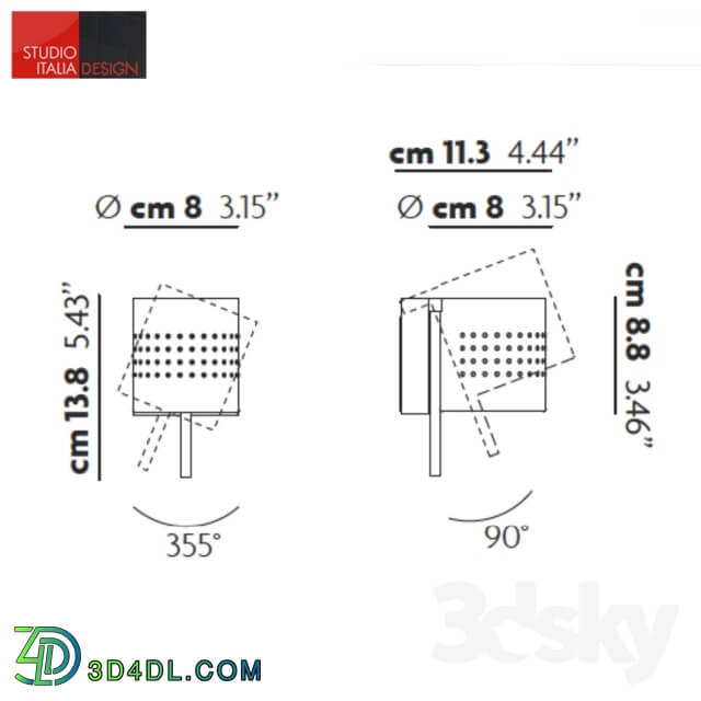 Wall light - Studio Italia Design - Minimania