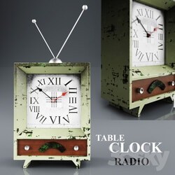 Other decorative objects - Clock radio 