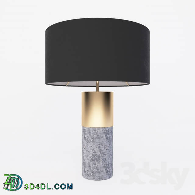 Table lamp - Concrete _amp_ Brass Lamp