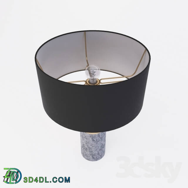 Table lamp - Concrete _amp_ Brass Lamp