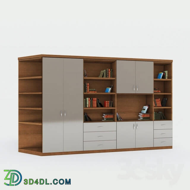 Wardrobe _ Display cabinets - Corner cabinet made of MDF