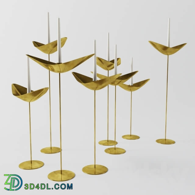 Other decorative objects - Brass Candleholder
