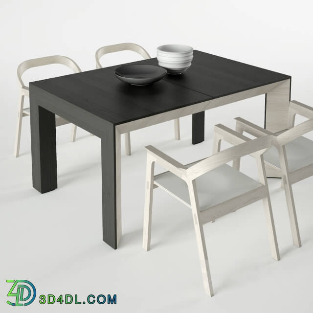 Table _ Chair - Bauline Perspectiva Diade