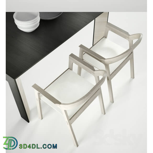 Table _ Chair - Bauline Perspectiva Diade