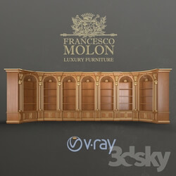 Wardrobe _ Display cabinets - Classic Sabinet Library Francesco Molon 