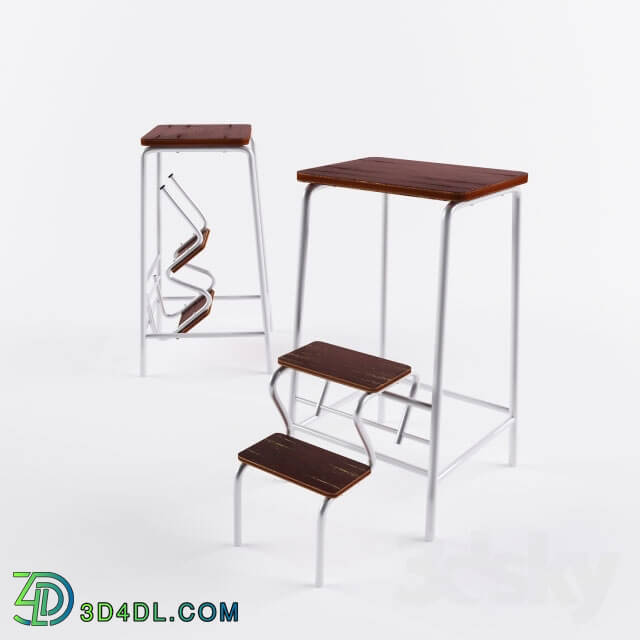 Chair - Stool with steps