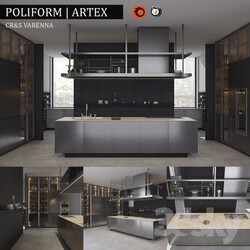 Kitchen - Kitchen Poliform Varenna Artex 