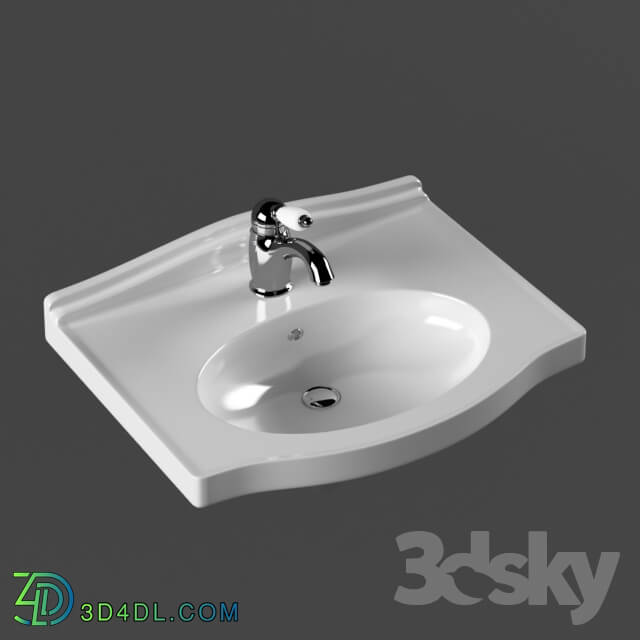 Wash basin - Galassia Ethos _ mixer Fabio