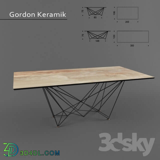 Table - Table CATTELAN ITALIA Gordon Keramik