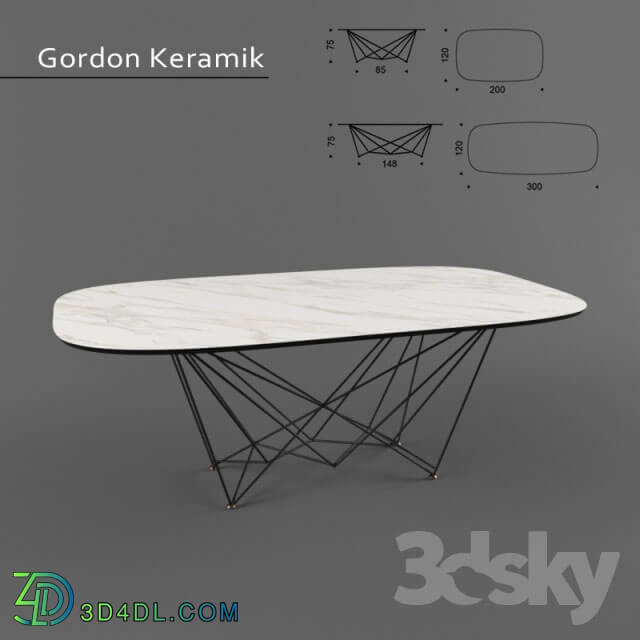 Table - Table CATTELAN ITALIA Gordon Keramik