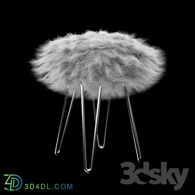 Other soft seating - Fur Stool