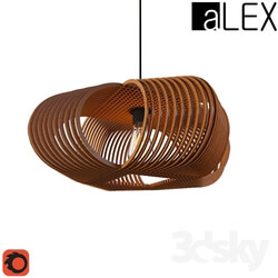 Ceiling light - Lamp OVALS by aLex 