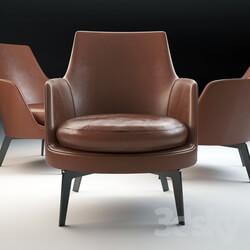 Arm chair - Guscio_ Flexform 