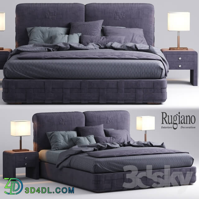 Bed - Bed rugiano braid bed