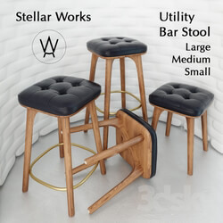 Chair - Utility Bar Stool 