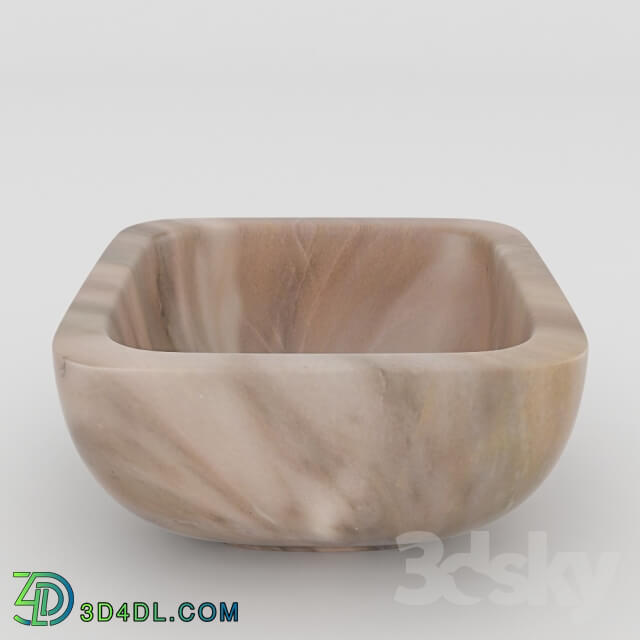 Wash basin - Qurna marble KM27