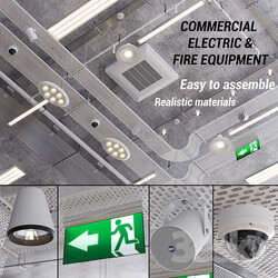 Miscellaneous - Commercial electric and fire fighting _vray GGX_ corona PBR_ 
