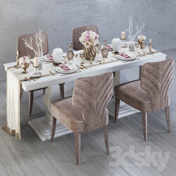 Table _ Chair - Dining group 