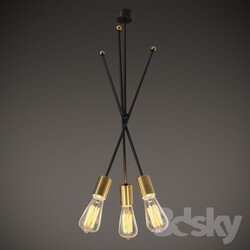 Ceiling light - GRAMERCY HOME - RIVA CHANDELIER CH139-3 