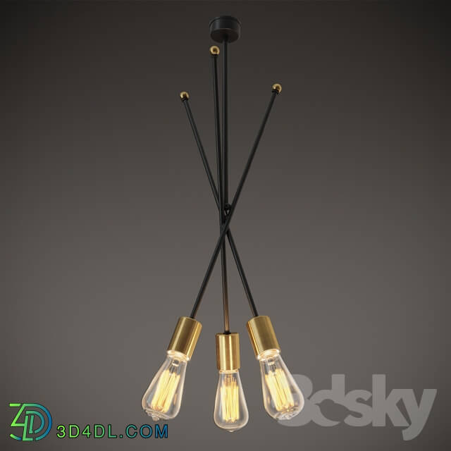 Ceiling light - GRAMERCY HOME - RIVA CHANDELIER CH139-3