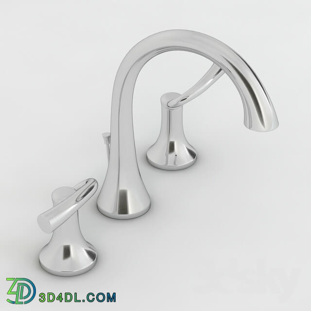 Faucet - Brenna 8 in. Widespread 2-Handle Mid-Arc Bathroom Faucet